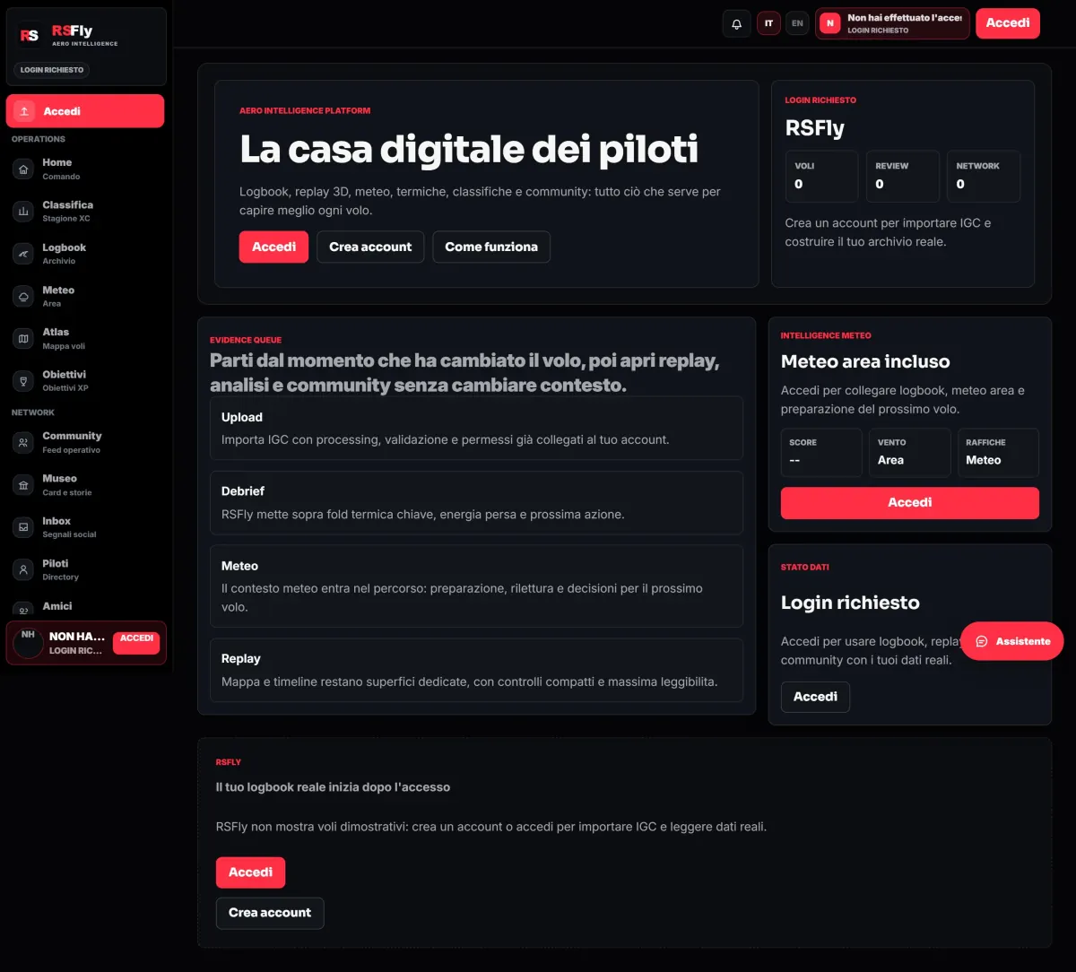 Anteprima del sito RSFly