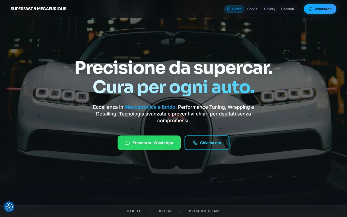 Anteprima del sito Superfast Mega Furious