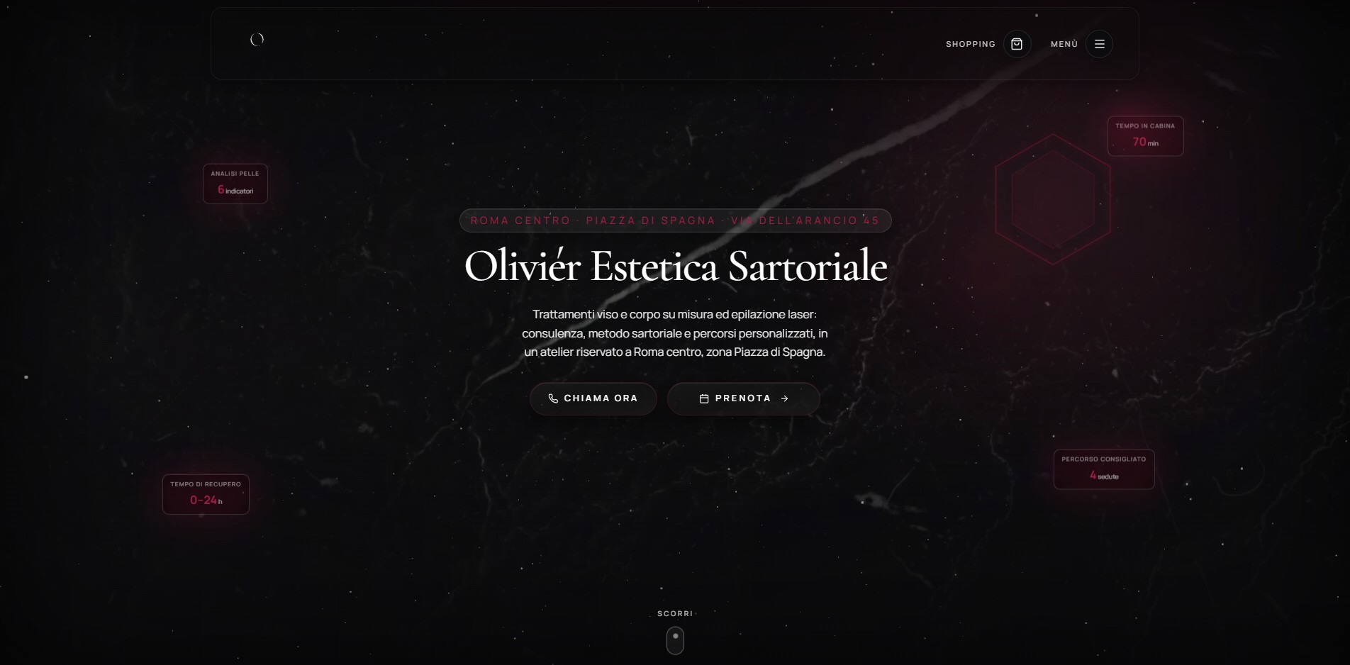 Anteprima del sito Olivier Estetica Sartoriale