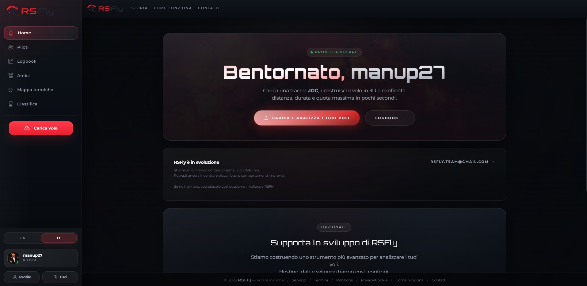 Anteprima del sito RSFly